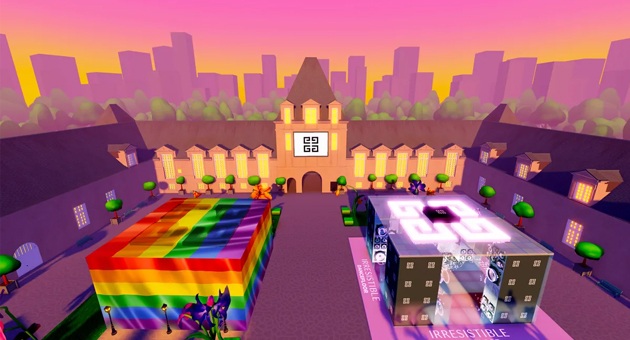 Givenchy feiert den Pride Month auf Roblox - Givenchy hat seinen Roblox-Auftritt im Juni 2024 in die Farben des Regenbogens getaucht - Foto: Givenchy
