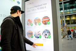 'Google Impact Challenge'-Voting am Berliner Hauptbahnhof (Foto: OMD Hamburg)