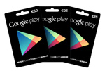Google Play Gutscheine jetzt erhältlich -