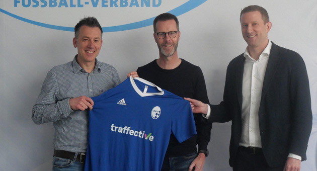 BFV Service vergibt digitalen Vermarktungsetat - Matthias Greiner, Head of Publisher bei Traffective, Andreas Schinko, Geschäftsführer bei BFV Service und Frederick Himperich, Geschäftsführer von Traffective – Foto: Traffective