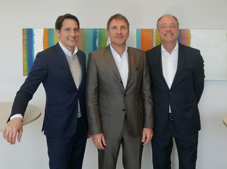 Der neue ist der alte Grosso-Vorstand: (v.l.) Vincent Nolte, Frank Nolte und Jan Carlsen (Foto: Presse-Grosso)
