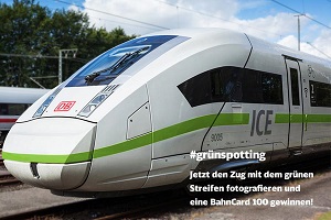 Die Deutsche Bahn pflanzt fr Fotos mit dem Hashtag #grnspotting auf Instagram Bume (Foto: Ogilvy)