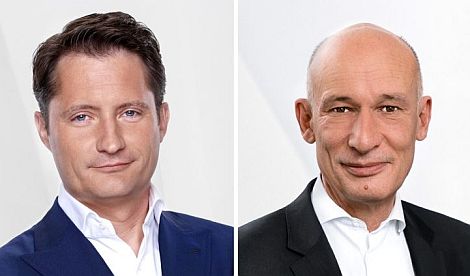 Bert Habets (l.) und Axel Hentrei (Fotos: RTL, Bertelsmann)