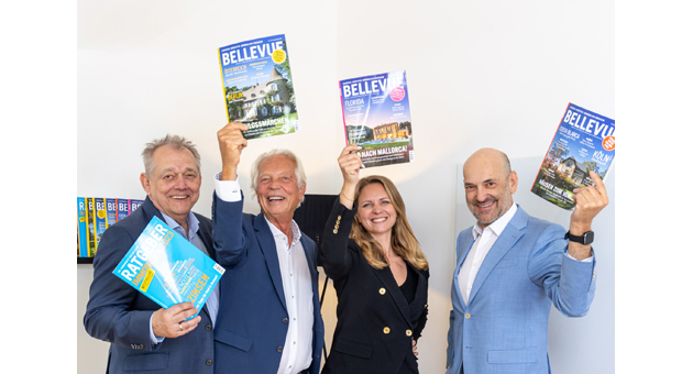 Bellevue Media GmbH bekommt neuen Eigner - Claus-Peter Haller (links) hat Bellevue an die Cachalot-Gesellschafter Reinhard und Irs Einwaller sowie Gerhard Rodler (rechts) verkauft - Foto: Herbert Ohge