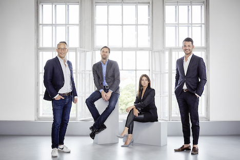 Johan von Gersdorff, Ronald Hochmayer, Alexandra Kaube und Christian Gosch (v.l.) sind das neue Management-Board fr das Haus der Kommunikaton Wien