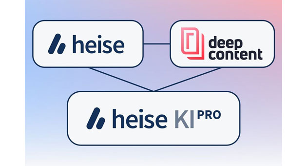 Heise-Gruppe hat Mehrheit an Deep Content übernommen - Heise und Deep Content schieben heise KI PRO auf die Startrampe - Abb.: Heise Gruppe