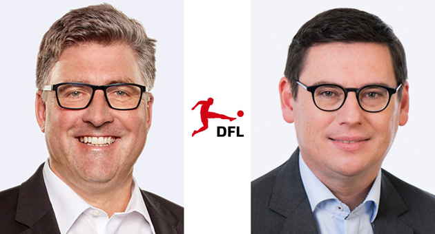 Axel Hellmann (l.) und Oliver Leki fhren die DFL interimsweise bis zum Sommer 2023 - Foto: DFL