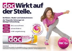 Serviceplan folgt auf Lüders CC bei Hermes Arzneimittel - doc Icuprofen Schmerzgel-Kampagne
