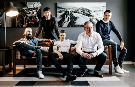 Das Management Board der Agentur (v.l.n.r.): Thorsten Adenauer (GLKreation), Mark Niedzballa (CEO), Tobias Bundt (GL Kreation), Thomas Diekmann (GF Beratung) und Moritz Kiechle (GL Strategie), (Foto: Heye)