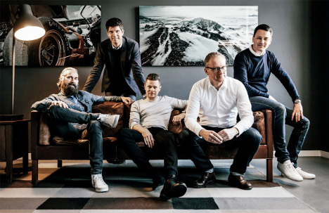 Das Heye-Management: Thorsten Adenauer, Mark Niedzballa, Tobias Bundt, Thomas Diekmann, Moritz Kiechle  (v.l.)/(Foto: Heye)