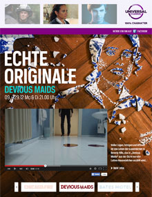 Erste Arbeit für Universal Channel: Heye zeigt Charakter -