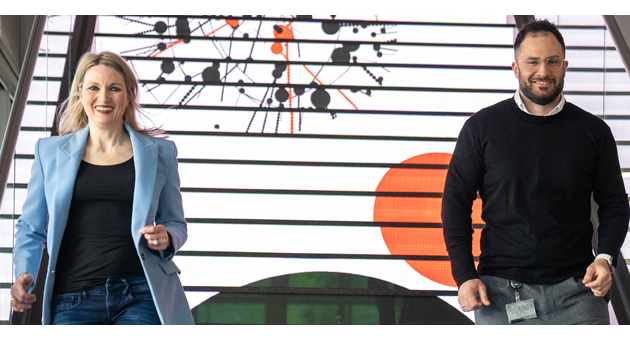 Funke geht im Datengeschäft neue Wege - Das neue The Data Institute wird von den Catherin Hiller und Jonas Rashedi geleitet - Foto: Funke
