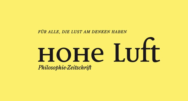 Das Magazin 'Hohe Luft' verschwindet vom Markt - Zeitschriftenmarkt