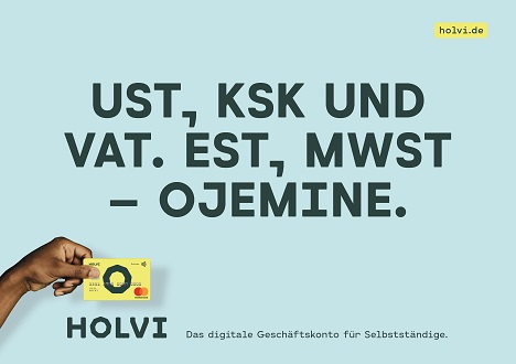 Holvi startet erste OOH-Kampagne in Deutschland (Foto: Holvi)