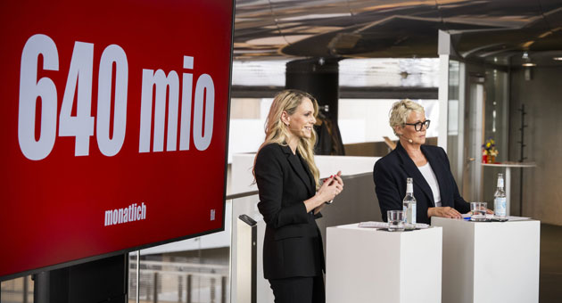 Bild will mit neuen Service-Angeboten wachsen - Carolin Hulshuff Pol (links) und Marion Horn erläutern, wo Bild im Frühjahr 2026 steht - Foto: Niels Starnick / Bild