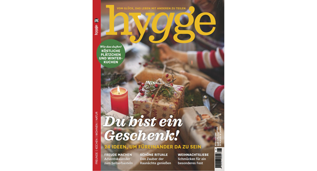 Deutsche Medien-Manufaktur stampft 'Hygge' ein - Das Mindstyle-Magazin 'Hygge' erschien letztmalig am 16. November 2023 - Foto: Deutsche Medien-Manufaktur