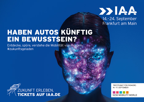 Vaterblut holt IAA-Etat für Eröffnungsfeier und Besucherkampagne - Werben für eine Branche im Wandel: Vaterblut tritt für die IAA 2017 auf´s Gas (Bild: VDA)