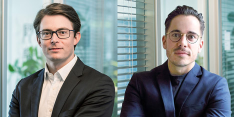 (v.l.) Matthias Bauer und David Rost leiten als Geschftsfhrer die neue Social Media-Agentur Integr8 social ( Vogel Business Media)