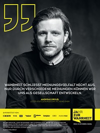 Bertelsmann Content Alliance startet Marketingkampagne zu 'JAhr zur Wahrheit' - Bertelsmann-Unternehmen machen in einer Kampagne auf die Bedeutung von seriösem Journalismus aufmerksam. (Foto: Bertelsmann)