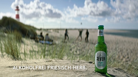 Die neue Jever Fun-Kampagne startet mit dem neuen Slogan 'Markant. Frisch. Herb' (Foto: Friesisches Brauhaus zu Jever KG)
