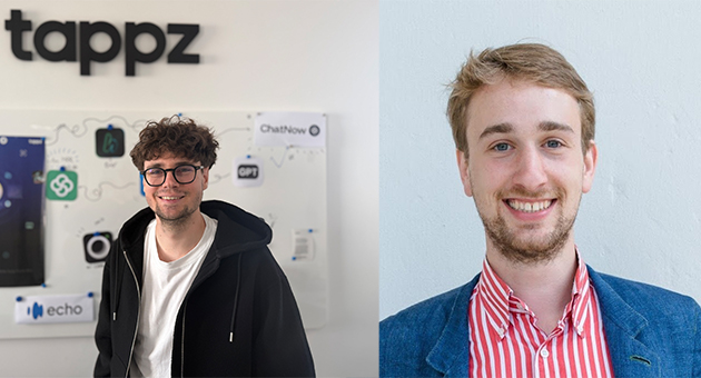 VNR Group kauft sich beim App-Studio Tappz ein - Jonas Tillges (li.) und Richard Rentrup wollen in Zukunft gemeinsam weiter wachsen - Fotos: VNR Group