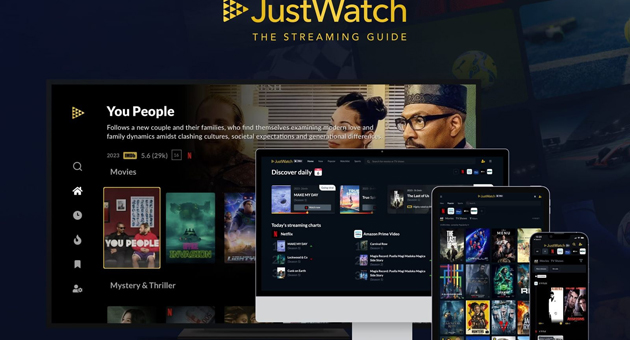 Just Watch startet eigenen Streamingdienst - Die Suchmaschine Just Watch wird selbst zum Streaminganbieter. Der neue Dienst bietet kostenlose Filme und Serien mit Werbung, Leihfilme und ein werbefreies Abo an. Bild: JustWatch