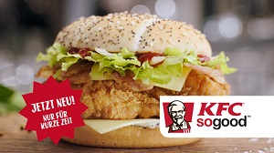 KFC bewirbt in einem TV-Spot seinen Bacon Burger (Foto: Serviceplan)