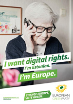 KKLD entwickelt Plakatkampagne für die Europäischen Grünen -