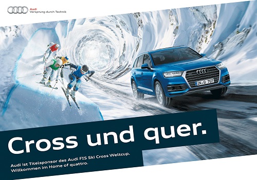 Bei den Out-of-Home-Motiven weist Audi auf sein Sponsoring-Programm hin (Foto: Kolle Rebbe)