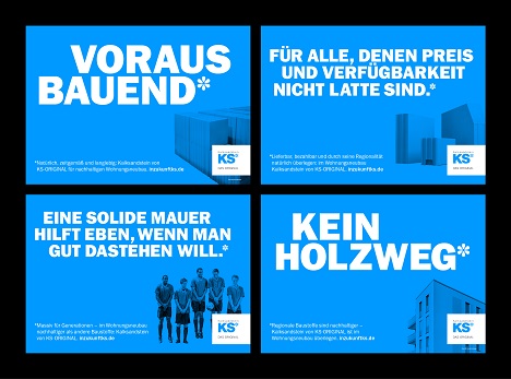 Die neue Kampagne fr KS-Original setzt die Vorteile von Kalksandstein im Wohnungsneubau in Szene - Foto: battery