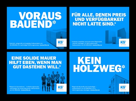 battery gestaltet Kampagne für KS-Original - Die neue Kampagne für KS-Original setzt die Vorteile von Kalksandstein im Wohnungsneubau in Szene - Foto: battery