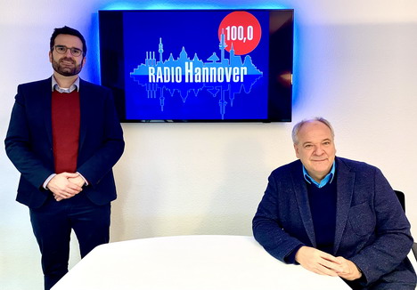 Benjamin Kahnt (l.) und Martin Wbbeking fhren Radio Hannover als Doppelspitze (Foto: Radio Hannover)