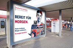Hochschule Esslingen mit neuer Kampagne zur Studierendengewinnung von sgc. (Bild: sumner groh + compagnie Kommunikationsgesellschaft mbH & Co. KG)