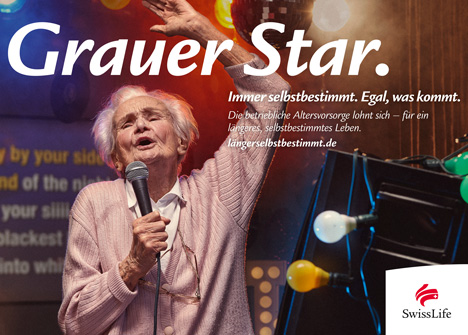 Die 88-Jhrige Johanna Penski wirkte als Komparsin in ber 800 Filmproduktionen mit (Foto: Swiss Life)