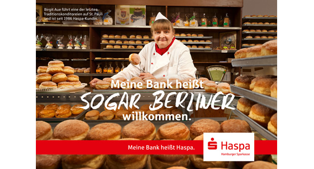 Haspa vergibt Etat erneut an Jung von Matt - Foto: Haspa