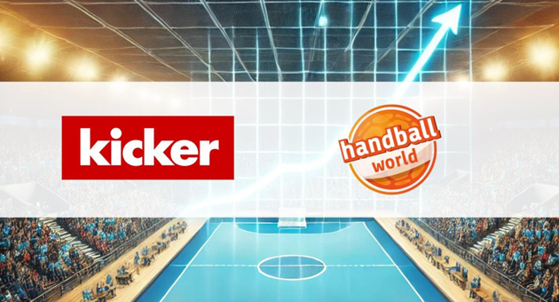 Kicker-Handball-Angebote erzielen 2024 Reichweiten-Plus - Durch die engere Zusammenarbeit von Kicker.de und Handball-World.News konnten beide Portale in den ersten drei Quartalen Reichweitenzuwächse verzichnen - Foto: OlympiaVerlag