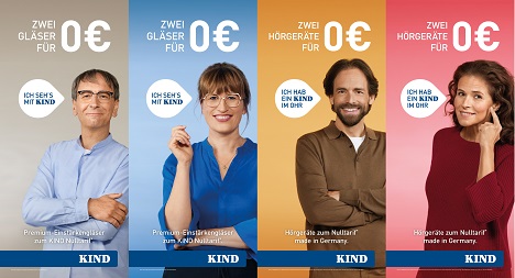 Zum goldenen Hirschen wird wieder für KIND aktiv - Mit einer neuen Markenkampagne wirbt KIND für Hörgeräte und Brillen - Foto: Zum goldenen Hirschen