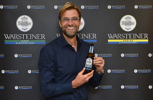 Warsteiner wählt Fußballtrainer Jürgen Klopp zum neuen Markenbotschafter - Jürgen Klopp trainiert den FC Liverpool seit Oktober 2015 (Foto: Warsteiner)