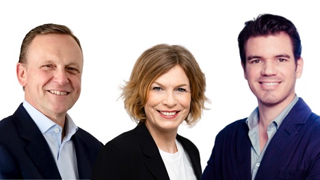 Frank Kluge, Marion Rachner und Daniel Pannrucker (v.l.) grnden eine Krisenberatung fr Unternehmen aus der Kreativbranche. (Bild: TAS*C*FORCE)