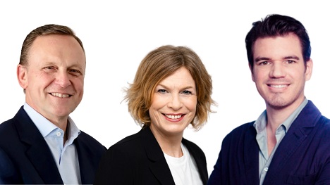 TAS*C*FORCE: Krisenmanagement für Kreativbranche - Frank Kluge, Marion Rachner und Daniel Pannrucker (v.l.) gründen eine Krisenberatung für Unternehmen aus der Kreativbranche. (Bild: TAS*C*FORCE)