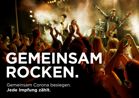 Impf-Kampagne gegen Corona – Unternehmen können komm.passion-Motive pro bono nutzen - Diese Impf-Kampagne hat die Agentur komm.passion realisiert und stellt sie kostenlos für die interne Kommunikation zur Verfügung – Foto: Henrik Sorensen / via Getty Images