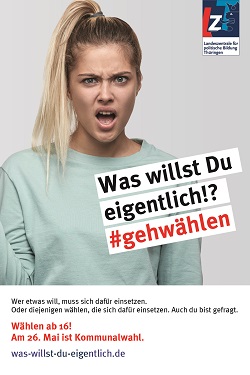 Best Friend und Landeszentrale für politische Bildung Thüringen umwerben Erstwähler - Best Friend spricht mit der neuen Kampagne vor allem junge Erstwähler an (Foto: Landeszentrale für politische Bildung Thüringen)