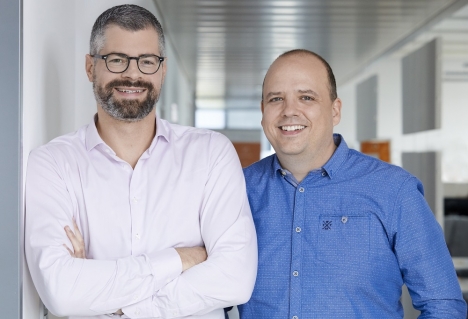 Dominique Korschinek und Peter Bilz-Wohlgemuth (rechts) haben der Deutschen Telekom AG die Agentur The Digitale angekauft - Foto. The Digitale