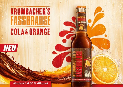 Zur Einfhrung der neuen Marke Krombachers Fassbrause Cola Orange starte eine Plakatkampagne (Foto: Butter)