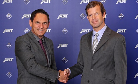 (v.l.) Hans-Jrgen Abt, CEO ABT Sportsline, und S.D. Prinz Max von und zu Liechtenstein, CEO LGT (Foto: Infront)