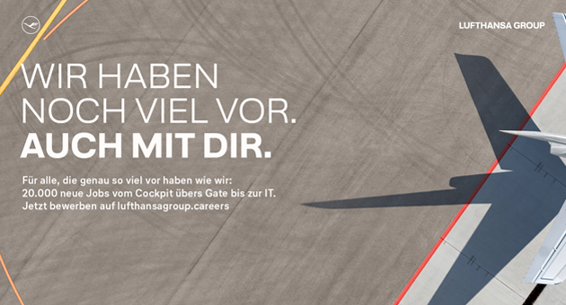 Lufthansa Group startet Recruiting-Kampagne - Accenture Song kreiert vier verschiedene Motive für die Lufthansa Recruiting-Kampagne – Foto: Lufthansa Group