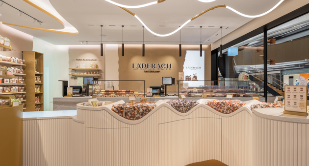 Der neue Pilot-Store von Lderach im Zricher Einkaufszentrum Sihlcity - Foto: Liganova