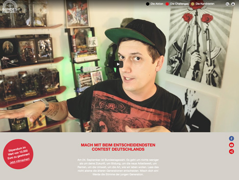 glow startet Online-Casting-Format 'Germany´s next Bundeskanzler/in' - In der Jury des Online-Casting-Format "Germany´s next Bundeskanzler/in" ist auch YouTuber LeFloid vertreten; Foto: Screenshot