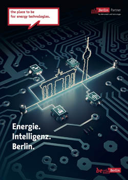 Berlin Partner engagiert erneut connex - Motiv zum Cluster 'Energietechnik' von connex, Berlin (Foto: Connex)
