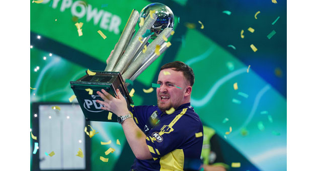 Darts WM 2025: Sport1 knackt die 3-Millionen-Marke - Der 17-jährige Brite Luke Littler ist neuer Darts-Weltmeioster - Foto: Image / Sport1